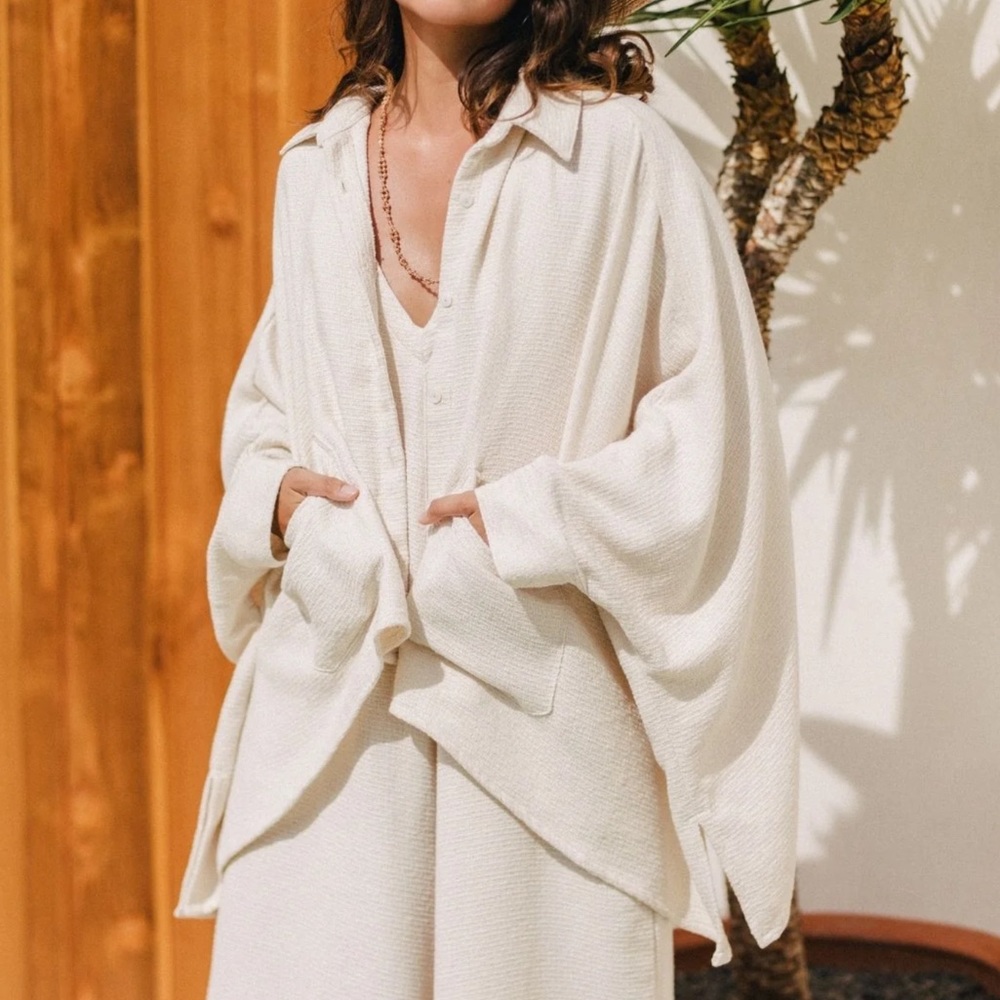 NWT Myrah Penaloza GRACE JACKET COTTON WEAVE THICK